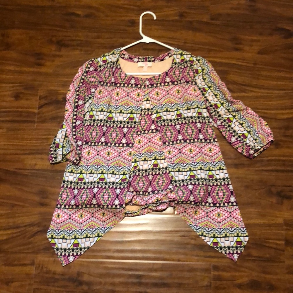 multicolored GB girls blouse